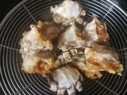 Make Pepper crabs step 8