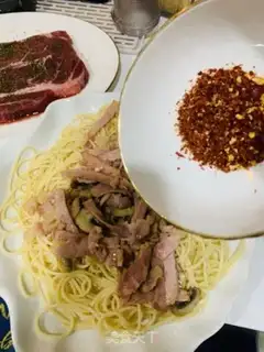 Make Olive oil pasta step 12