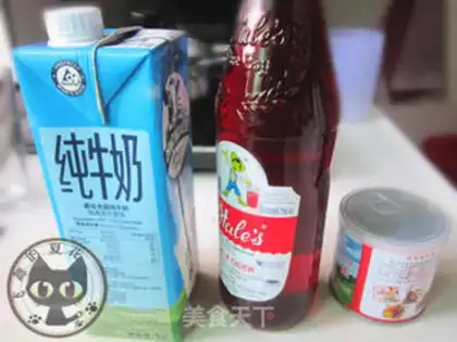 Make Pink cream step 0