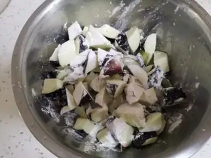 Make Meat and eggplant step 2