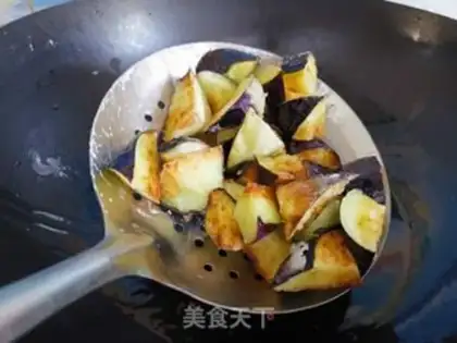 Make Meat and eggplant step 3