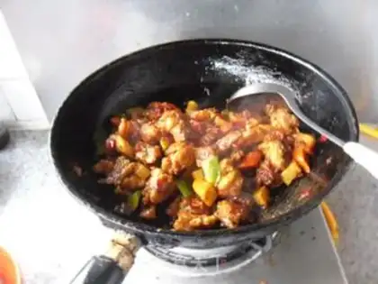 Make Spicy chicken step 12
