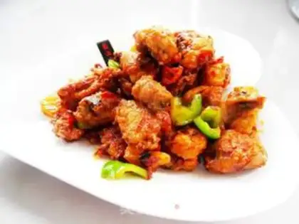 Make Spicy chicken step 13