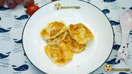 Make Potato cod cake step 9