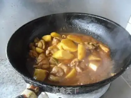 Make Potato curry chicken step 9