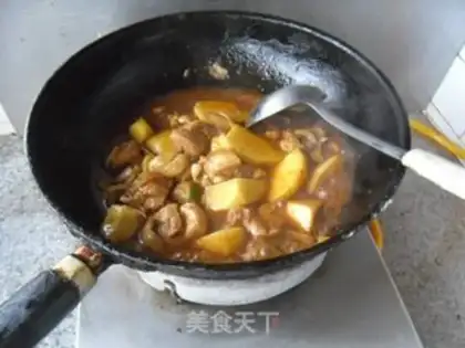 Make Potato curry chicken step 10