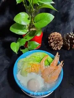 Make Egg shrimp soup step 9