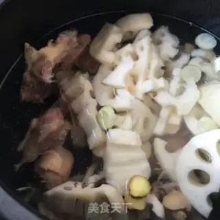Make Lotus pigeon soup step 10