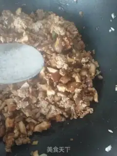 Make Spam with mushroom sauce step 11