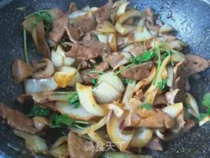 Make Onion fried liver step 8