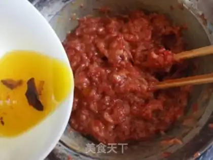 Make Muffin beef cake step 5