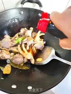 Make Chicken-cooked mushrooms step 6