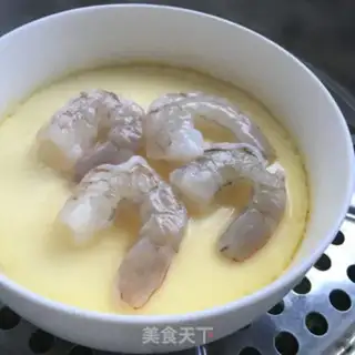 Make Shrimp steamed eggs step 6