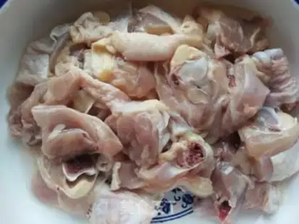 Make The potion, the insect, the chicken leg. Soup step 0