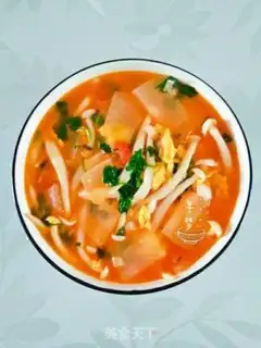 Make White mushrooms and melon soup step 5