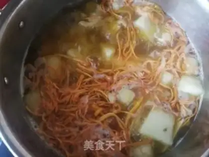 Make The potion, the insect, the chicken leg. Soup step 12