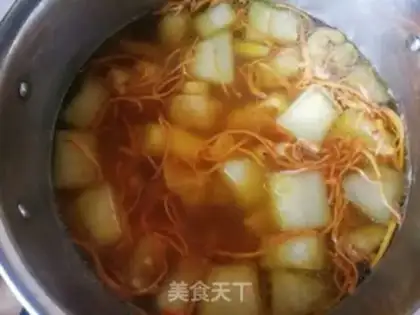 Make The potion, the insect, the chicken leg. Soup step 13