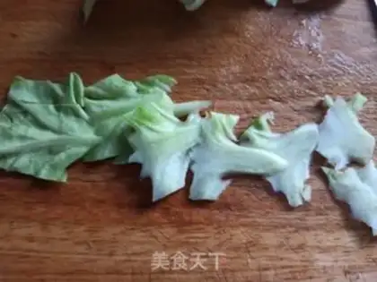 Make Five flowers and round cabbage step 1