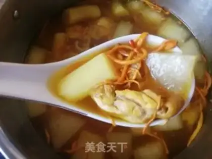 Make The potion, the insect, the chicken leg. Soup step 14