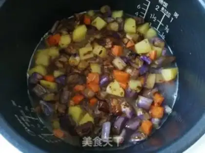 Make A halogened potato eggplant step 8