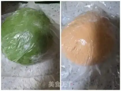 Make Colour dumplings step 2