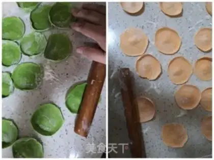 Make Colour dumplings step 5