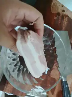 Make Spicy meat step 1