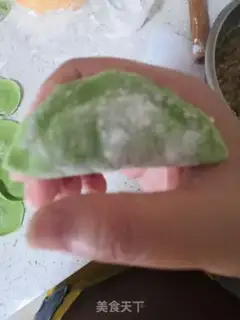 Make Colour dumplings step 6