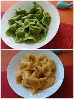 Make Colour dumplings step 10