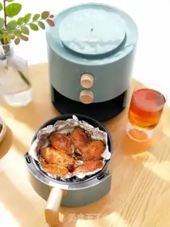 Make Air frying pan, chili wings step 6
