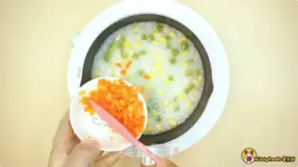 Make Cod congee step 5
