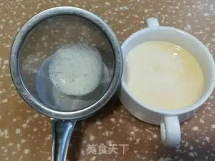 Make Mango milk pudding step 2