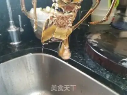 Make Garlic butter roasted lobster step 2