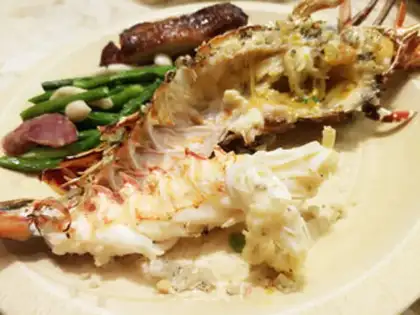 Make Garlic butter roasted lobster step 14