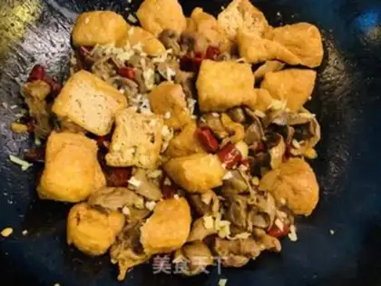 Make Pyramid chicken and bean pickles step 5
