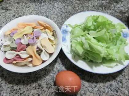 Make Egg cabbage butterflies step 0