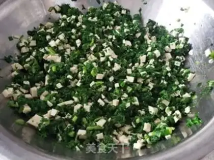 Make Little cabbage tofu step 7