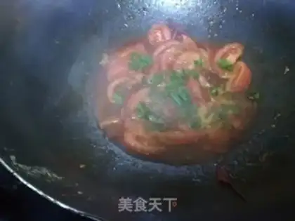 Make Tomato fried eggs step 9