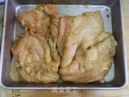 Make The fragrance chicken steak step 4