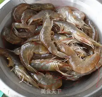Make Dry pan shrimp step 0
