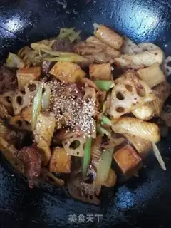 Make The red meat spicy pot step 9