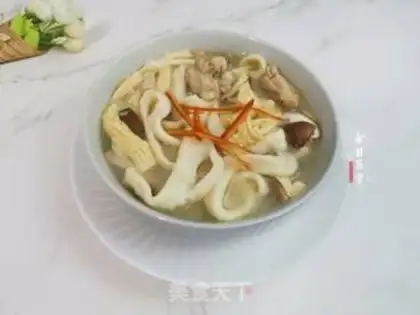 Make Frog soup noodles step 11