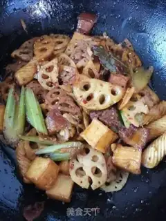 Make The red meat spicy pot step 10