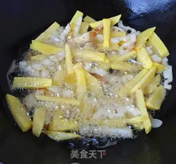 Make Dry pan shrimp step 1