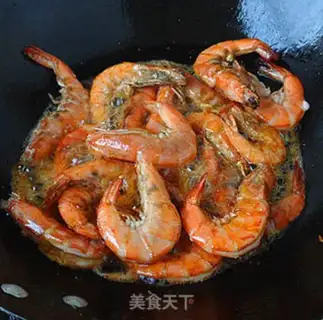 Make Dry pan shrimp step 4
