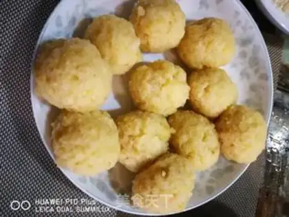 Make Potato cheeseball step 4