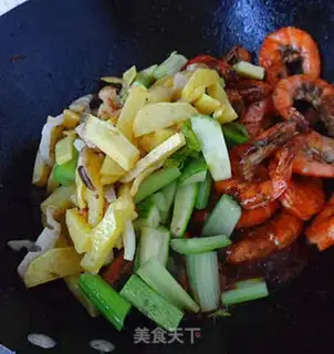 Make Dry pan shrimp step 8