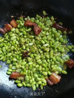 Make Soybeans with red meat step 4