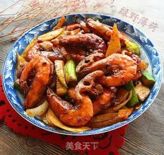 Make Dry pan shrimp step 10