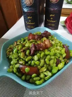Make Soybeans with red meat step 6